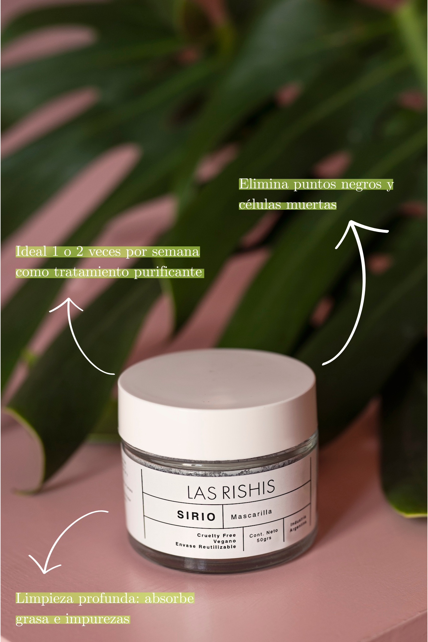 Máscara facial Sirio